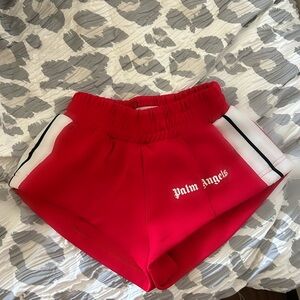 Red Palm angel track shorts